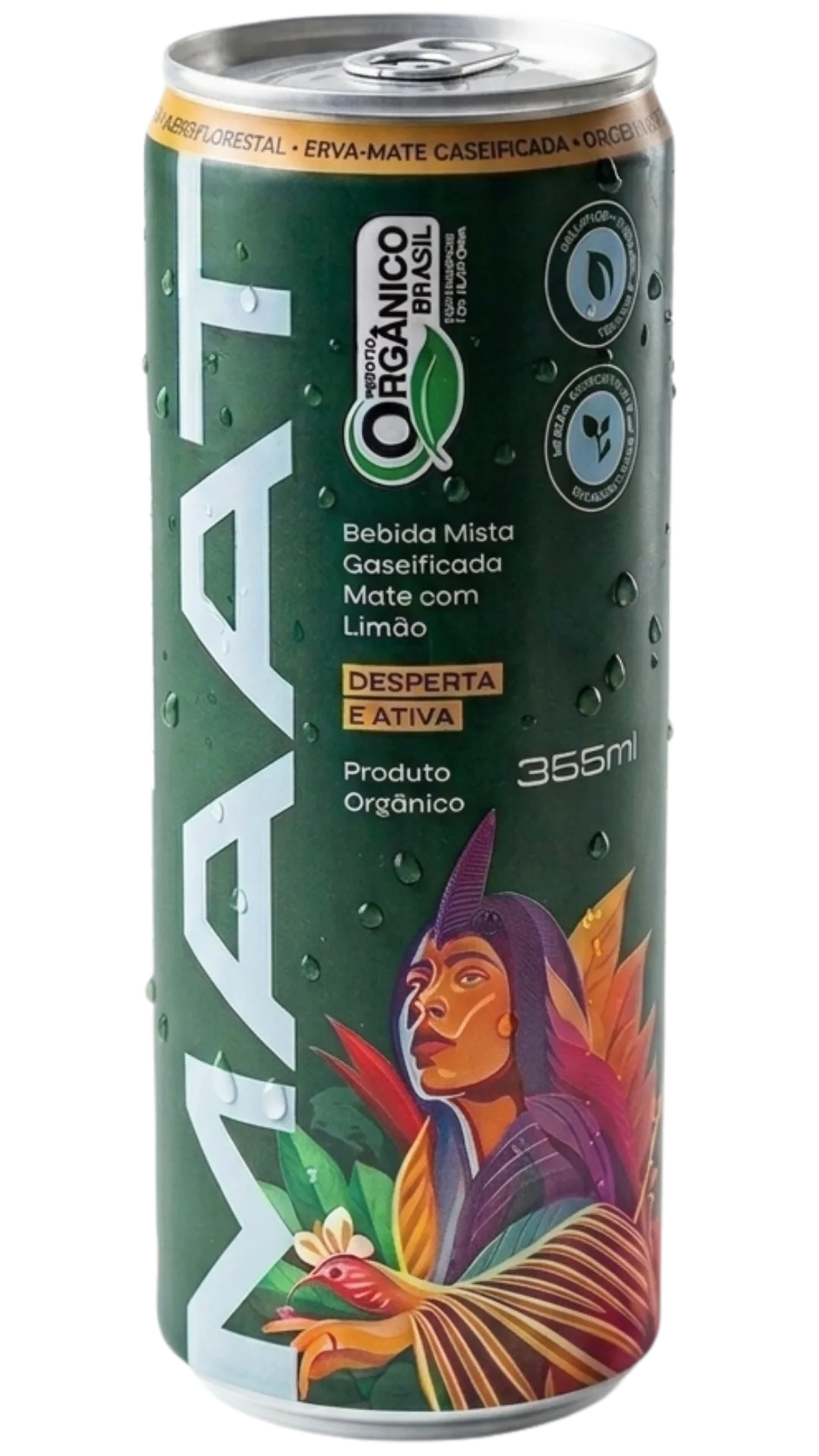 Lata MAAT mate com limao 355ml